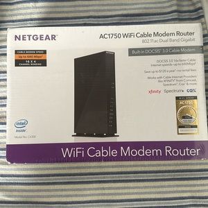 Netgear AC 1750 Wifi cable moden router
